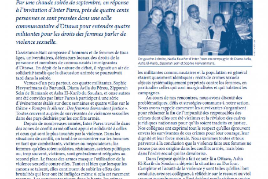 Page couverture du bulletin de Fevrier 2008