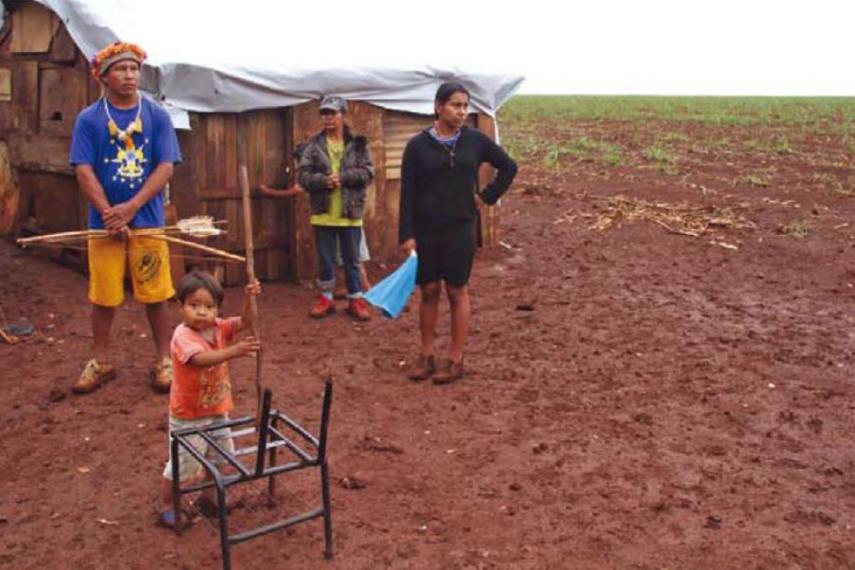 Farmers expelled from their land