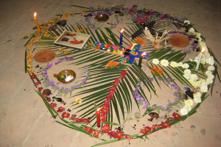 Mayan offering