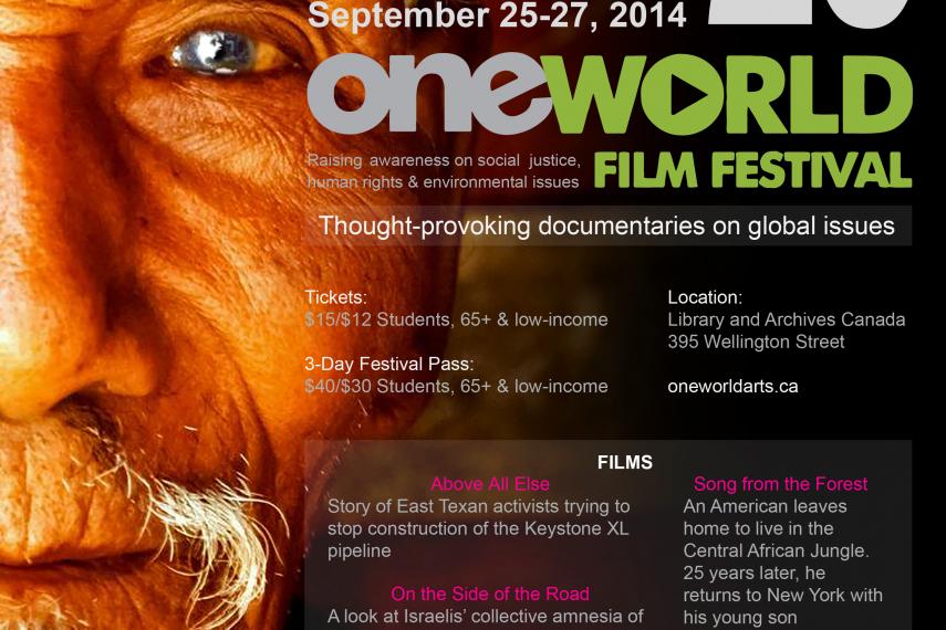 One World Festival Ottawa Poster