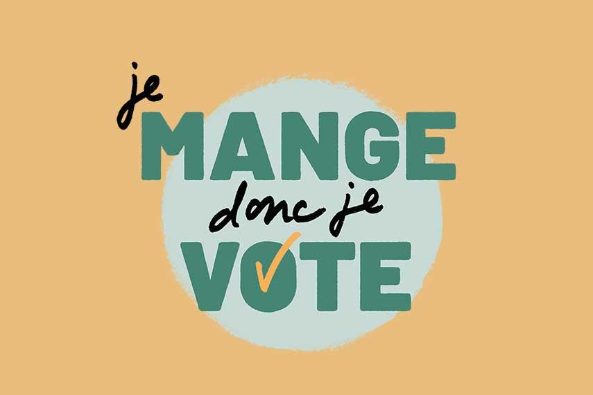 Je mange donc je vote