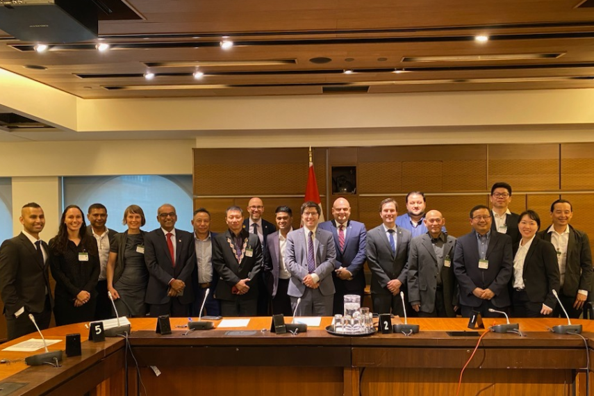 group photo of Parliamentary Friends of a Democratic Burma launch meeting