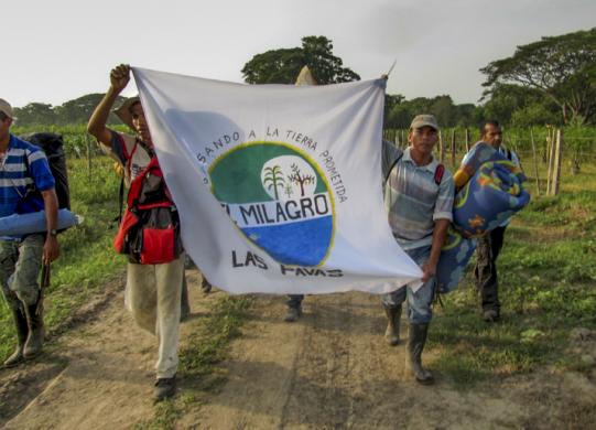 Las Pavas: Community members return to their land after violent expulsion.