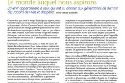 Page couverture du rapport annuel 2008