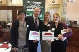 Kevin Page with CHC staff and Board Member.
