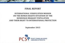 Final Report of the International Verification Mission on the Human Rights of the Honduran Migrant Population and Their Right to International Protection