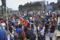 Rally on Parliament Hill