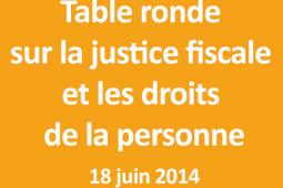 Table ronde sur la justice économique