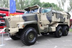armoured Ural-63099 Typhoon vehicle