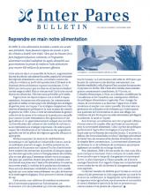 Page couverture du bulletin de Novembre 2008