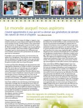 Page couverture du rapport annuel 2008