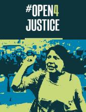 #Open4Justice campaign image
