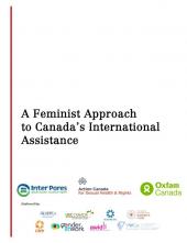 Cover of "A Feminist Approach to Canada's International Assistance"