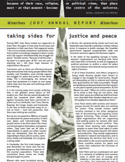 2007 Annual report cover
