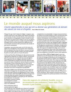 Page couverture du rapport annuel 2008