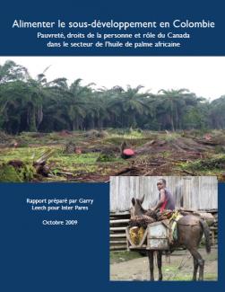 Page couverture du rapport 2009