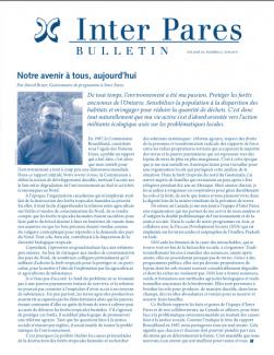 Page couverture du bulletin de Juin 2011