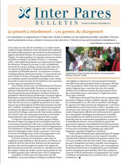 Page couverture du bulletin de Novembre 2011