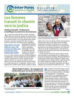 Page couverture du bulletin de novembre 2013