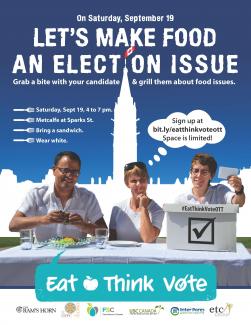 Eat Think Vote poster