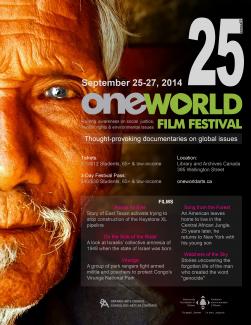 One World Festival Ottawa Poster